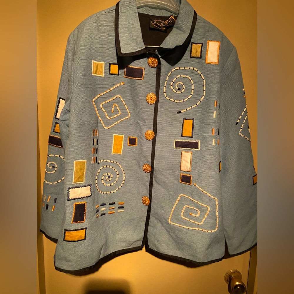 Julia Kim colorful jacket, L